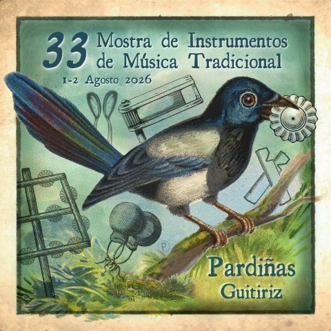 Imaxe para cartel da Mostra de Instrumentos de Música Tradicional de Pardiñas