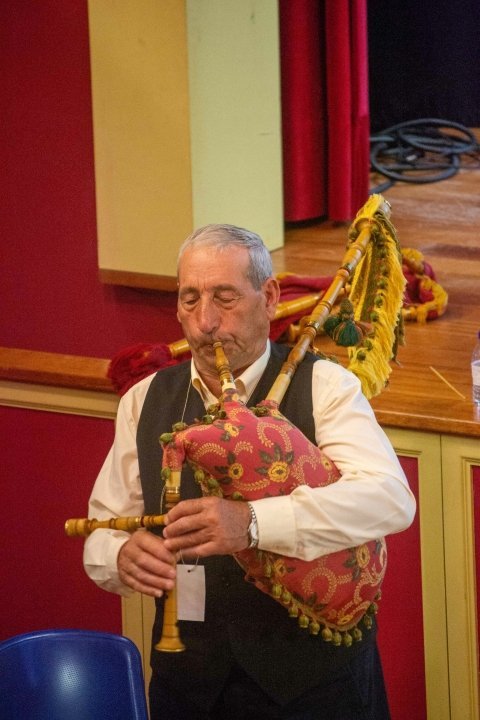 Xulio Vázquez Carril no Encontro de Tocadores de Caminha, 2016